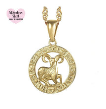 Load image into Gallery viewer, Clair Zodiac Necklace - Mirage Shimmer