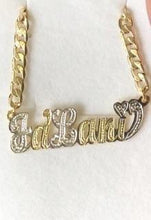 Load image into Gallery viewer, Amor Nameplate Necklace - Mirage Shimmer