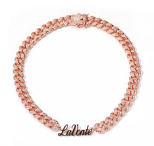 Load image into Gallery viewer, Script Cuban Necklace