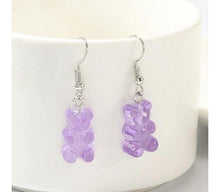 Load image into Gallery viewer, Gummy Bear 2 piece set (Multicolored necklace & earrings) - Mirage Shimmer