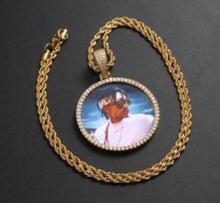 Load image into Gallery viewer, Photo pendant chain