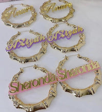 Load image into Gallery viewer, Bamboo freestyle hoops - Mirage Shimmer