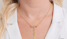 Load image into Gallery viewer, Mom dangling feet necklace