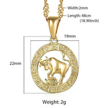 Load image into Gallery viewer, Clair Zodiac Necklace - Mirage Shimmer