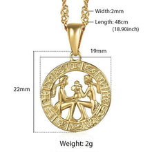 Load image into Gallery viewer, Clair Zodiac Necklace - Mirage Shimmer