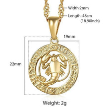 Load image into Gallery viewer, Clair Zodiac Necklace - Mirage Shimmer