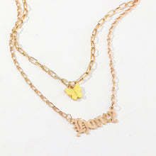Load image into Gallery viewer, Layered Butterfly Necklace