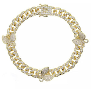 10 mm CZ Rotate butterfly Bracelet - Mirage Shimmer