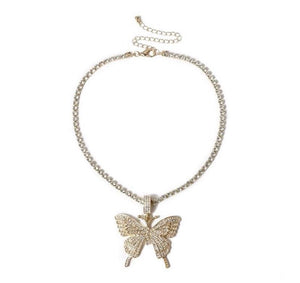 Butterfly Dainty pendant necklace