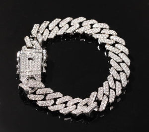 Miami Cuban Cz Bracelets 12mm