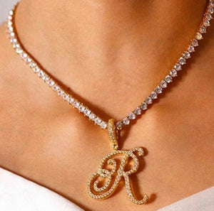 Cursive Initial Necklace