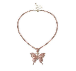 Butterfly Dainty pendant necklace