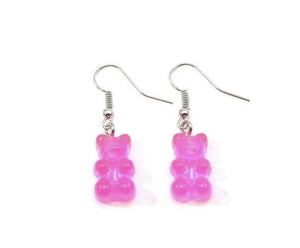 Gummy Bear 2 piece set  (Multicolored necklace & earrings) - Mirage Shimmer