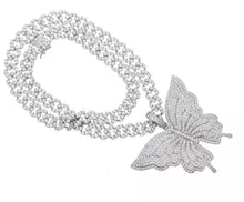 Load image into Gallery viewer, Butterfly Dream  Cuban Necklace - Mirage Shimmer
