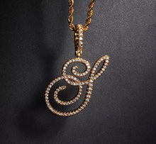 Load image into Gallery viewer, Cursive Initial Necklace
