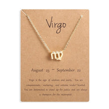 Load image into Gallery viewer, Zodiac Sign Pendant Necklace
