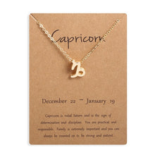 Load image into Gallery viewer, Zodiac Sign Pendant Necklace
