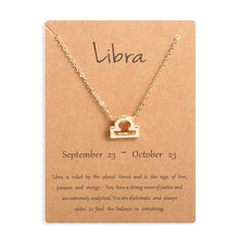 Load image into Gallery viewer, Zodiac Sign Pendant Necklace
