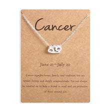 Load image into Gallery viewer, Zodiac Sign Pendant Necklace
