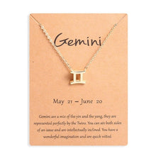 Load image into Gallery viewer, Zodiac Sign Pendant Necklace
