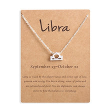 Load image into Gallery viewer, Zodiac Sign Pendant Necklace
