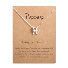 Load image into Gallery viewer, Zodiac Sign Pendant Necklace
