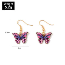 Load image into Gallery viewer, Butterfly  Earrings - Mirage Shimmer
