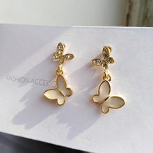 Load image into Gallery viewer, Butterfly  Earrings - Mirage Shimmer
