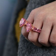 Load image into Gallery viewer, Princess cut CZ rings
