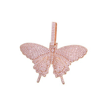 Load image into Gallery viewer, Paved Butterfly CZ Necklace
