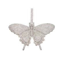 Load image into Gallery viewer, Paved Butterfly CZ Necklace
