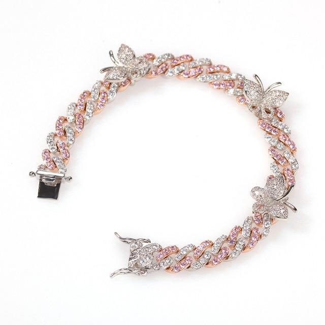 9mm Butterfly anklet - Mirage Shimmer