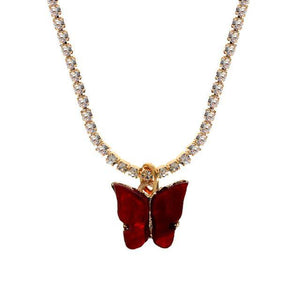 Butterfly necklace - Mirage Shimmer